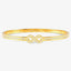 Nomination Gold Plated Infinity Cubic Zirconia Bangle