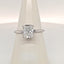 Laboratory Grown Platinum Cushion Cut Diamond Ring