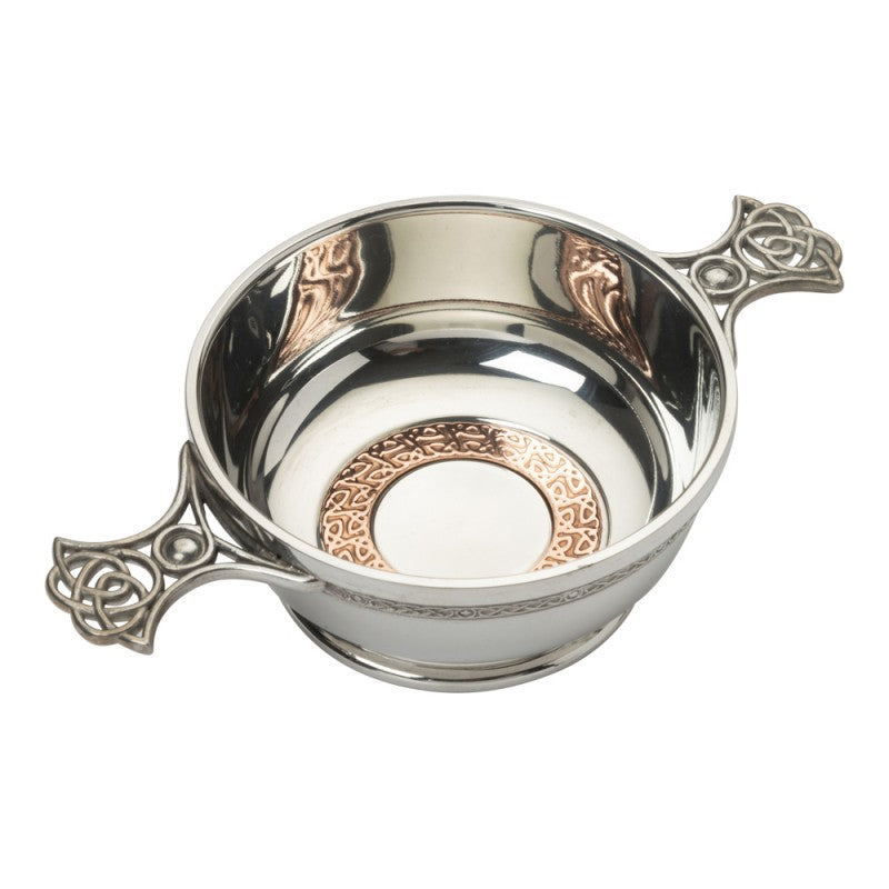 Celtic Quaich with Copper Ring