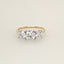 Laboratory Grown 18ct Yellow Gold 2ct Diamond Trilogy Ring