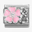 Nomination Pink Enamel CZ Flower Composable Link