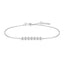 Ania Haie Silver Bezel Set Bracelet