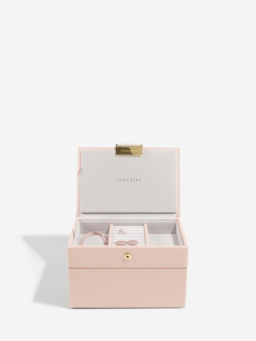 Stackers Blush Pink Mini Jewellery Box