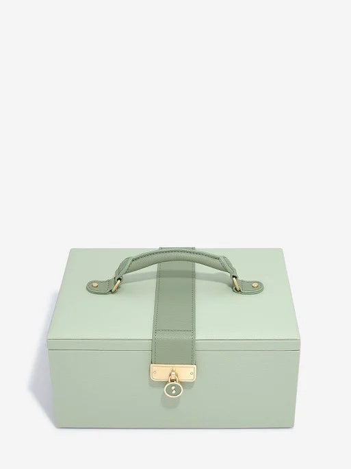 Stackers Luxury Sage Green Jewellery Box