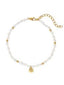 Hot Diamonds Golden Edit Calm Pearl Lunar Bracelet