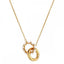 Hot Diamonds Golden Edit Calm Mothr Of Pearl Necklace