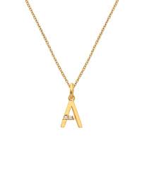 Hot Diamonds Golden Edit Initial Pendant