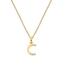 Hot Diamonds Golden Edit Initial Pendant