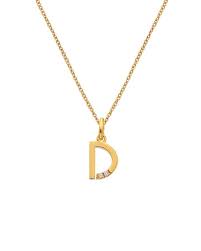 Hot Diamonds Golden Edit Initial Pendant