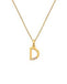 Hot Diamonds Golden Edit Initial Pendant