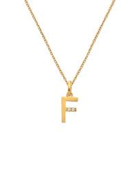 Hot Diamonds Golden Edit Initial Pendant