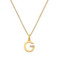 Hot Diamonds Golden Edit Initial Pendant