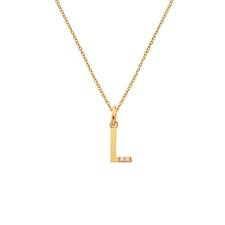 Hot Diamonds Golden Edit Initial Pendant
