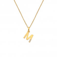 Hot Diamonds Golden Edit Initial Pendant