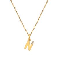 Hot Diamonds Golden Edit Initial Pendant
