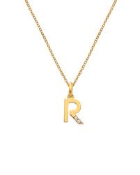 Hot Diamonds Golden Edit Initial Pendant
