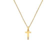 Hot Diamonds Golden Edit Initial Pendant