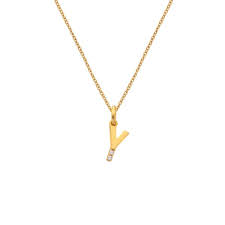Hot Diamonds Golden Edit Initial Pendant