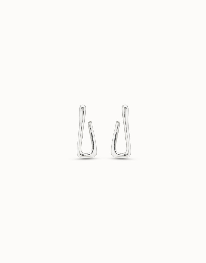 UNOde50 Link SHaped Hoop Earrings