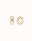 UNOde50 Hoop Earrings with White Topaz