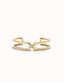 UNOde50 Double Strand Bracelet with White Topaz