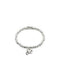 UNOde50 Beaded Stretch Bracelet with Heart and White Crystal