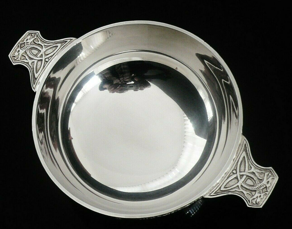 Silver Plated Celtic Quaich
