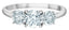 Laboratory Grown 3 Stone Diamond Ring