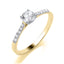 9ct Yellow Gold Diamond Solitaire Ring