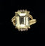 Pre-loved 9ct Quartz and Diamond Dress Ring