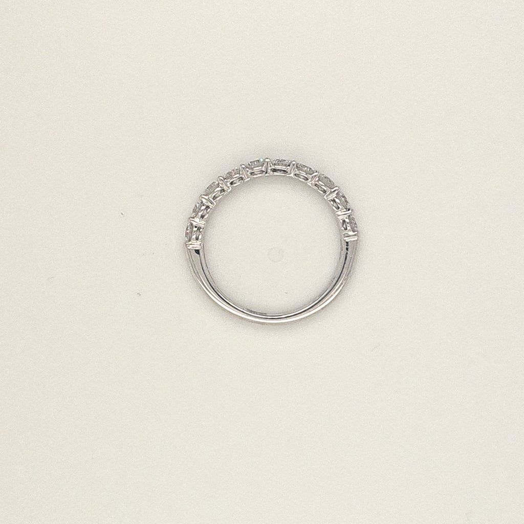 Platinum Laboratory Grown Diamond Half Eternity Ring