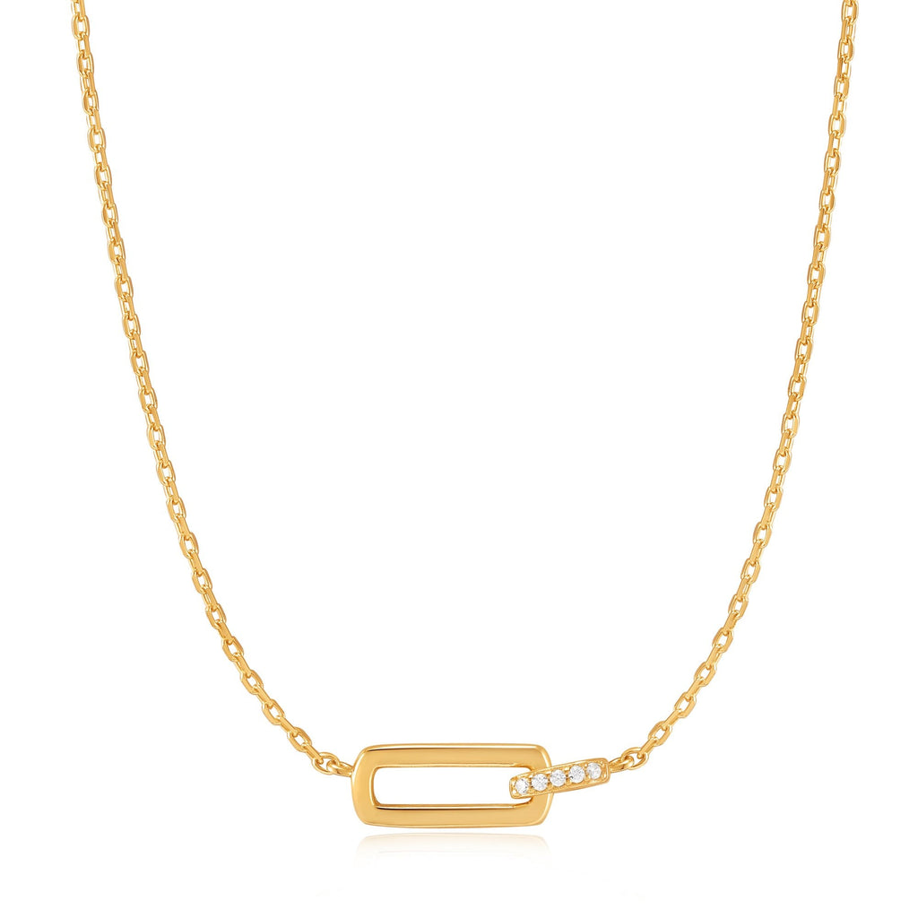 Ania Haie Gold Glam Interlocking Necklace