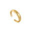 Ania Haie Gold Scattered Stars Adjustable Ring