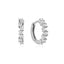 Ania Haie Sparkle Cluster Hoop Earrings