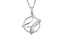 Amore Silver Twister Necklace