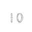Ania Haie Emblem Sparkle Hoop Earrings