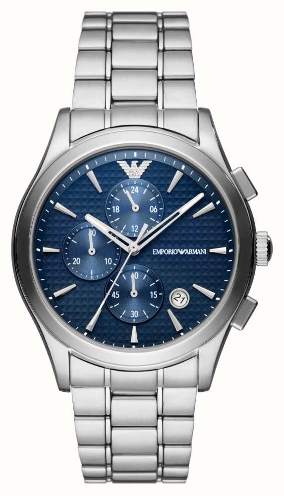 Emporio Armani Blue Chronograph Watch