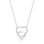 Silver & Co. Interlinked Heart Pendant