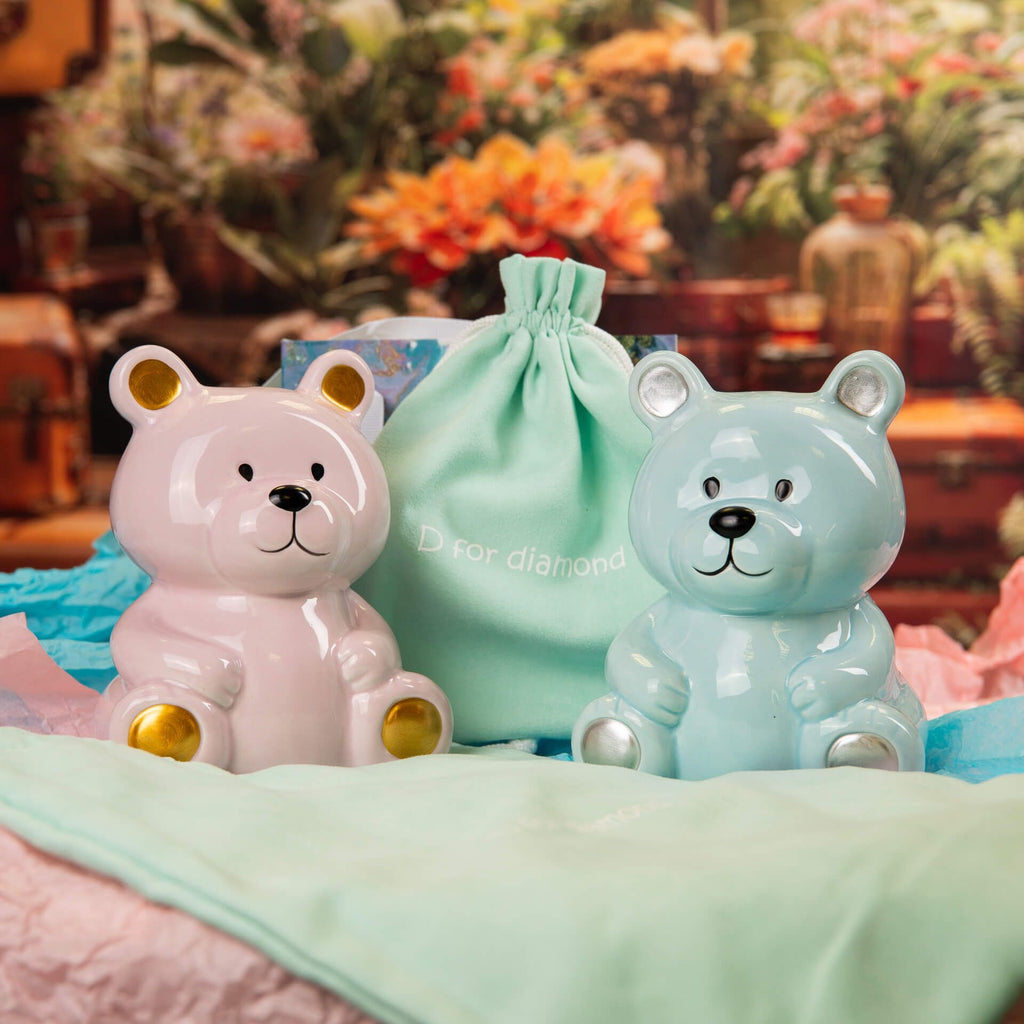 Children's Pink Bear Money Box