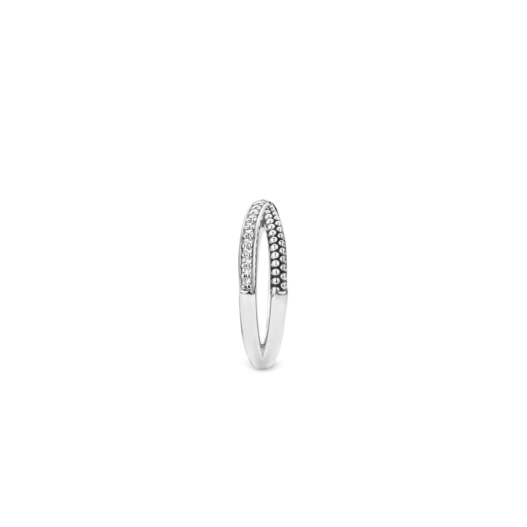 Ti Sento Silver Cubic Zirconia Ring