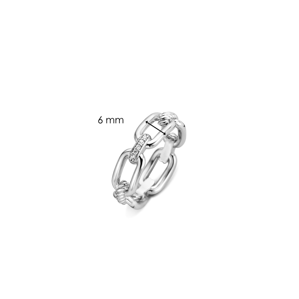Ti Sento Silver Ring