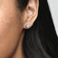 Pandora Rond Sparkle Stud Earrings