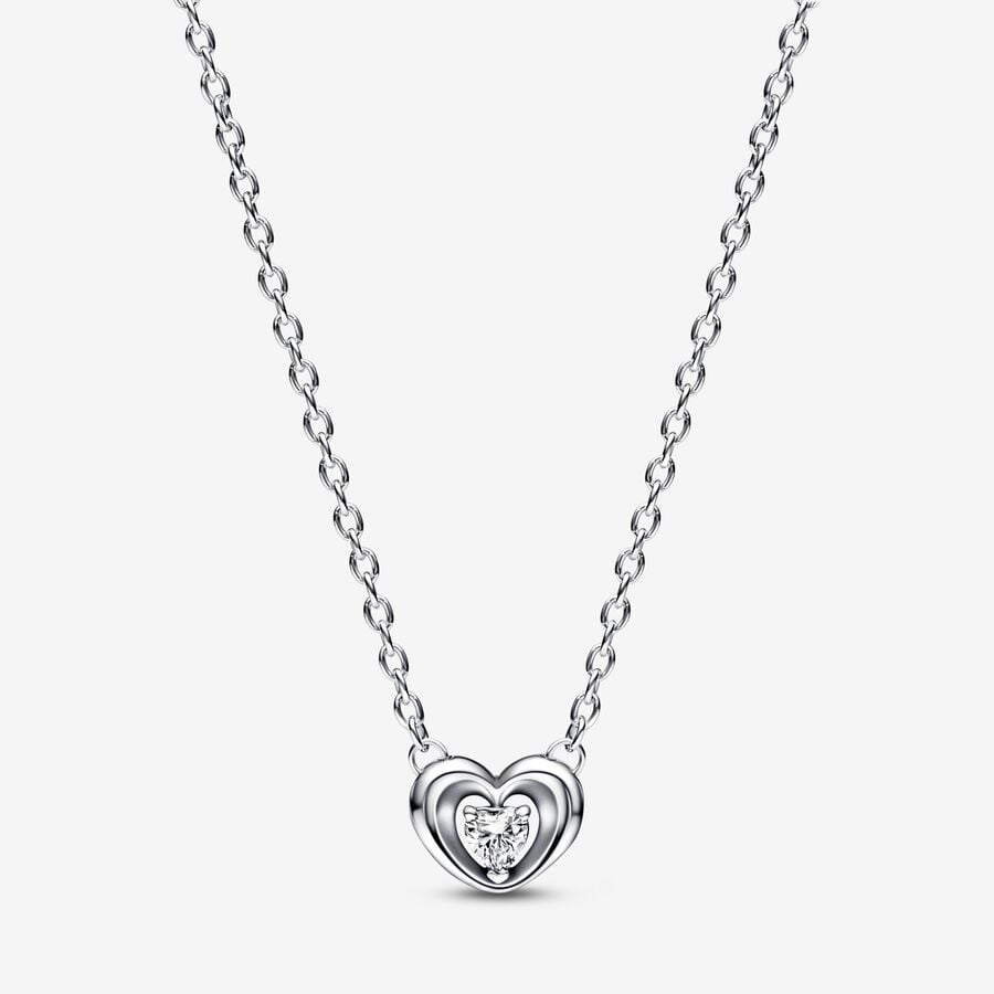 Pandora Radiant Heart Floating Necklace