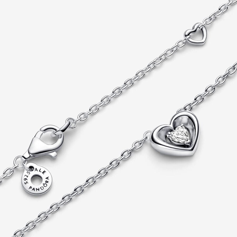 Pandora Radiant Heart Floating Necklace