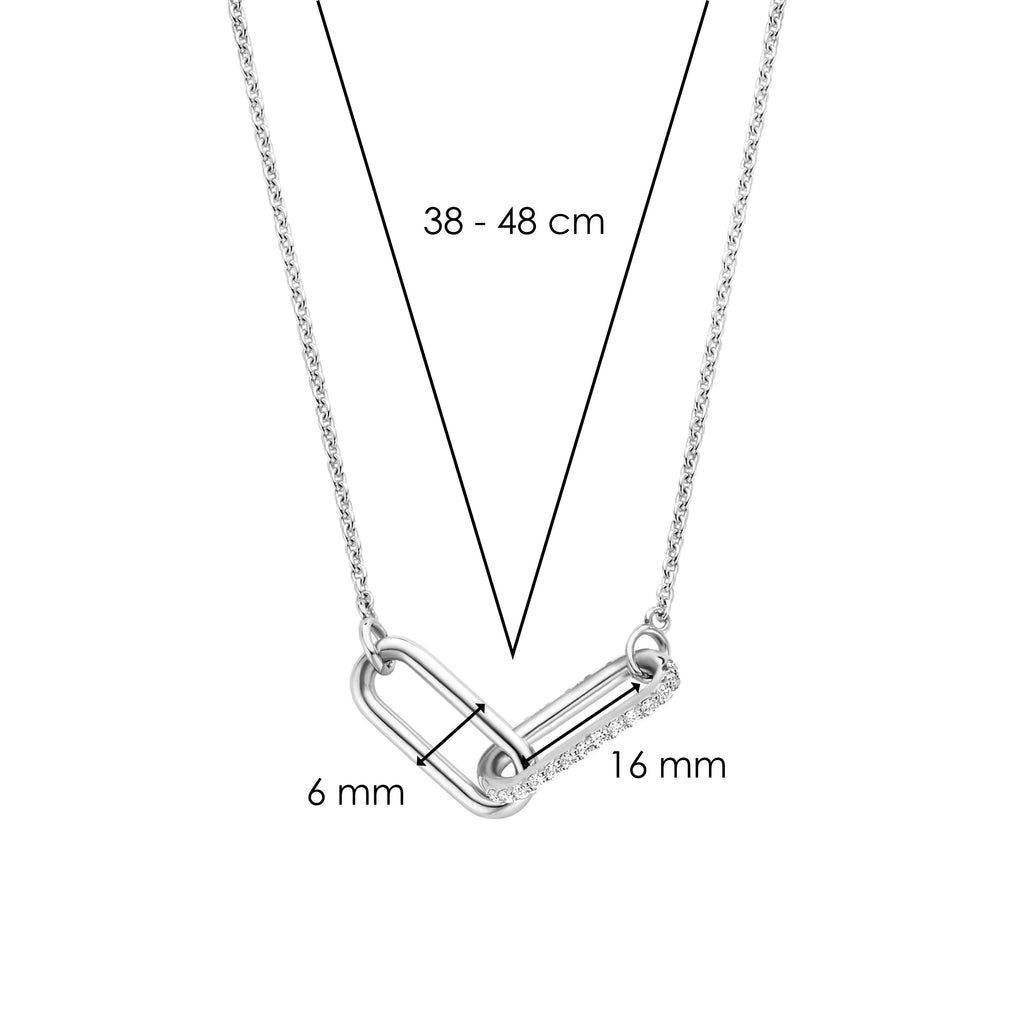 Ti Sento Silver Necklace
