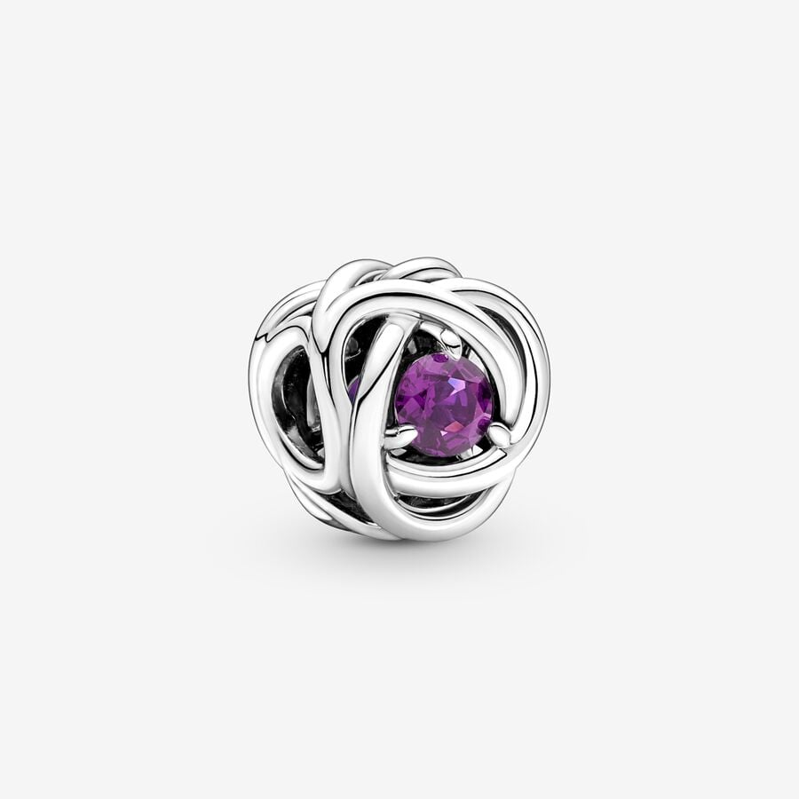 Pandora February Birthstone Charm