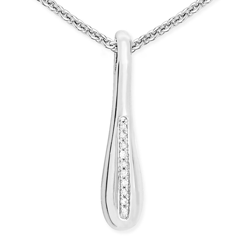 Lucy Quatermaine Drop Diamond Pendant