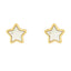 D for Diamond Two Colour Star Earrings