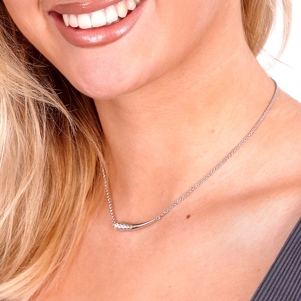 Lucy Quatermaine White Topaz Necklet