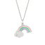 D for Diamond Rainbow Pendant